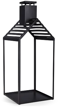 Calluna Black Large Candle Holder