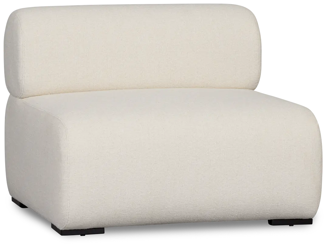 Celeste Light Beige Fabric Armless Chair Celeste Light Beige Fabric Armless Chair