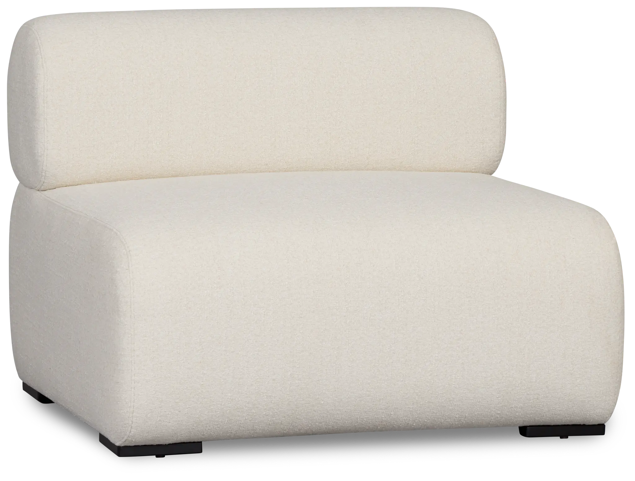 Celeste Light Beige Fabric Armless Chair Celeste Light Beige Fabric Armless Chair