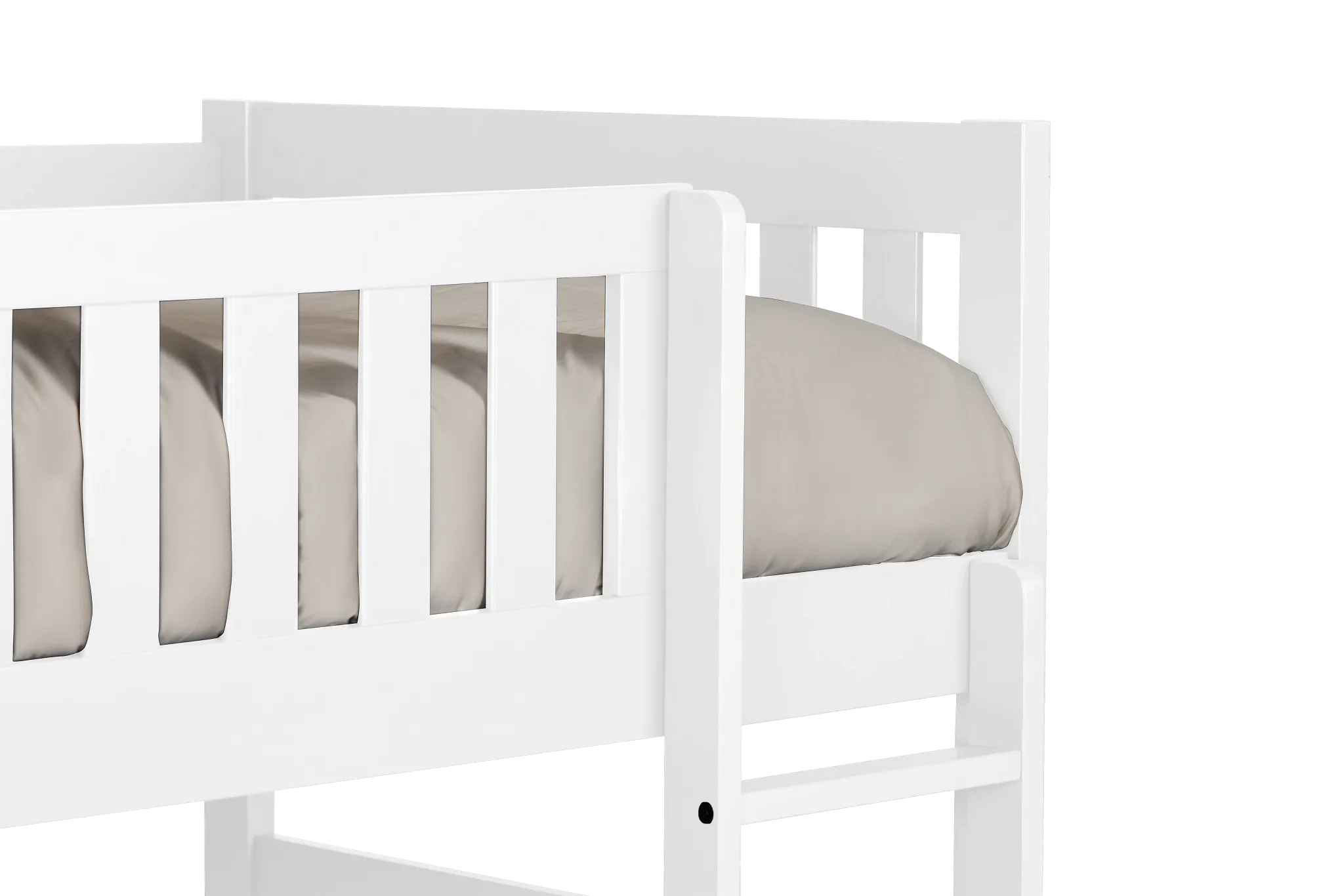 Charleston White Trundle Bunk Bed