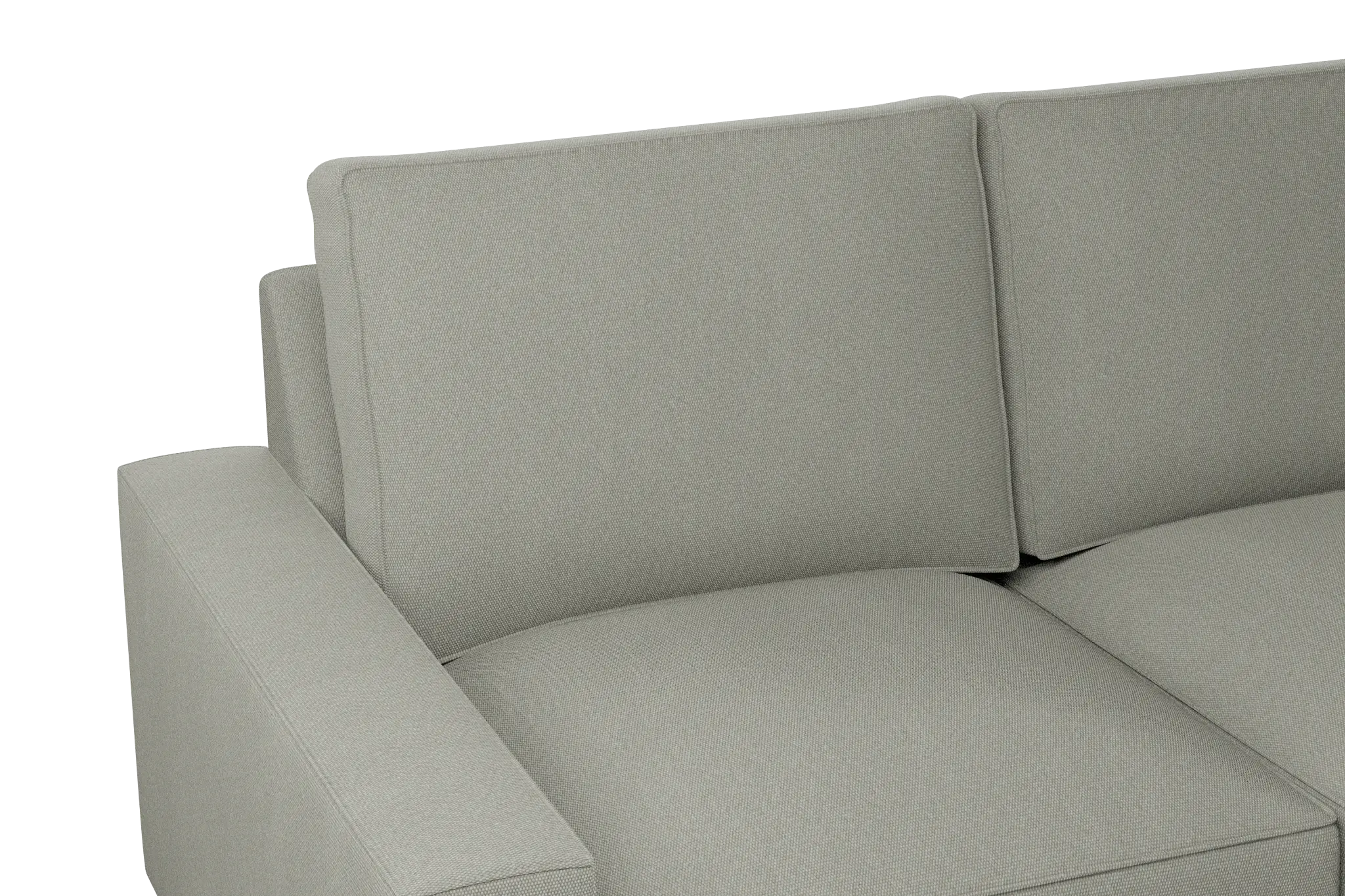 Edgewater Delray Pewter Large Right Chaise Sectional Edgewater Delray Pewter Large Right Chaise Sectional