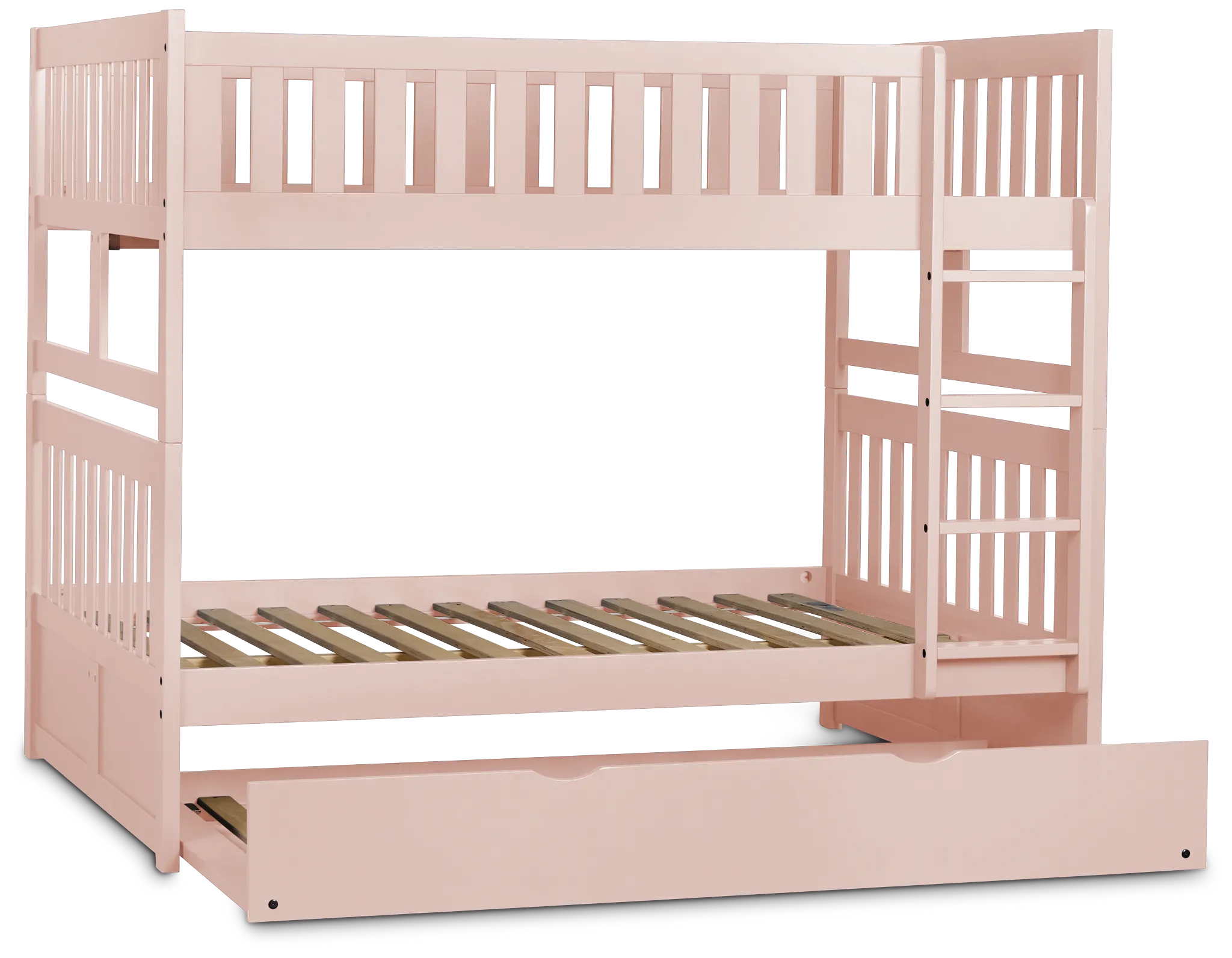 Charleston Pink Trundle Bunk Bed