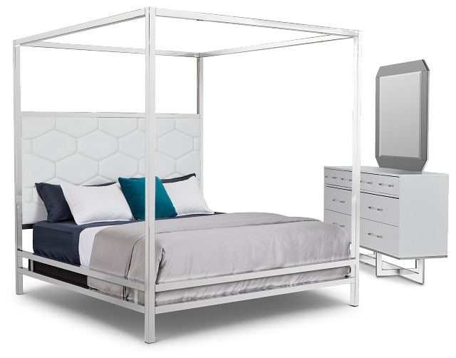 Cortina White Canopy Bedroom (1)
