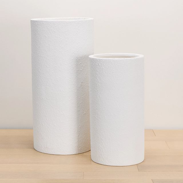 Stockton White Set Of 2 Planter