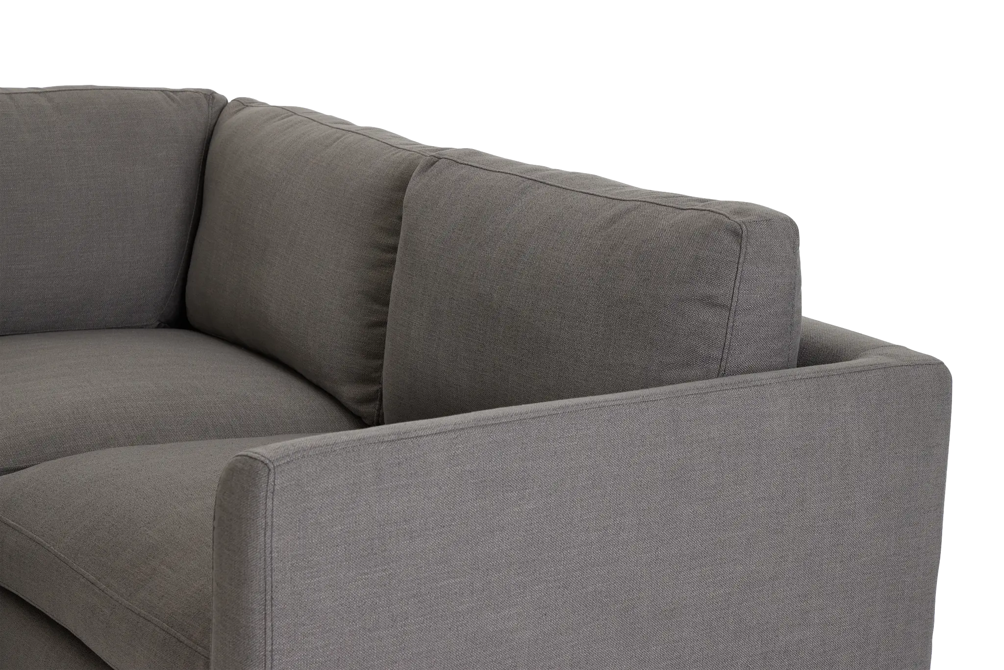 Willow Gray Fabric Large Two-arm Sectional Willow Gray Fabric Large Two-arm Sectional