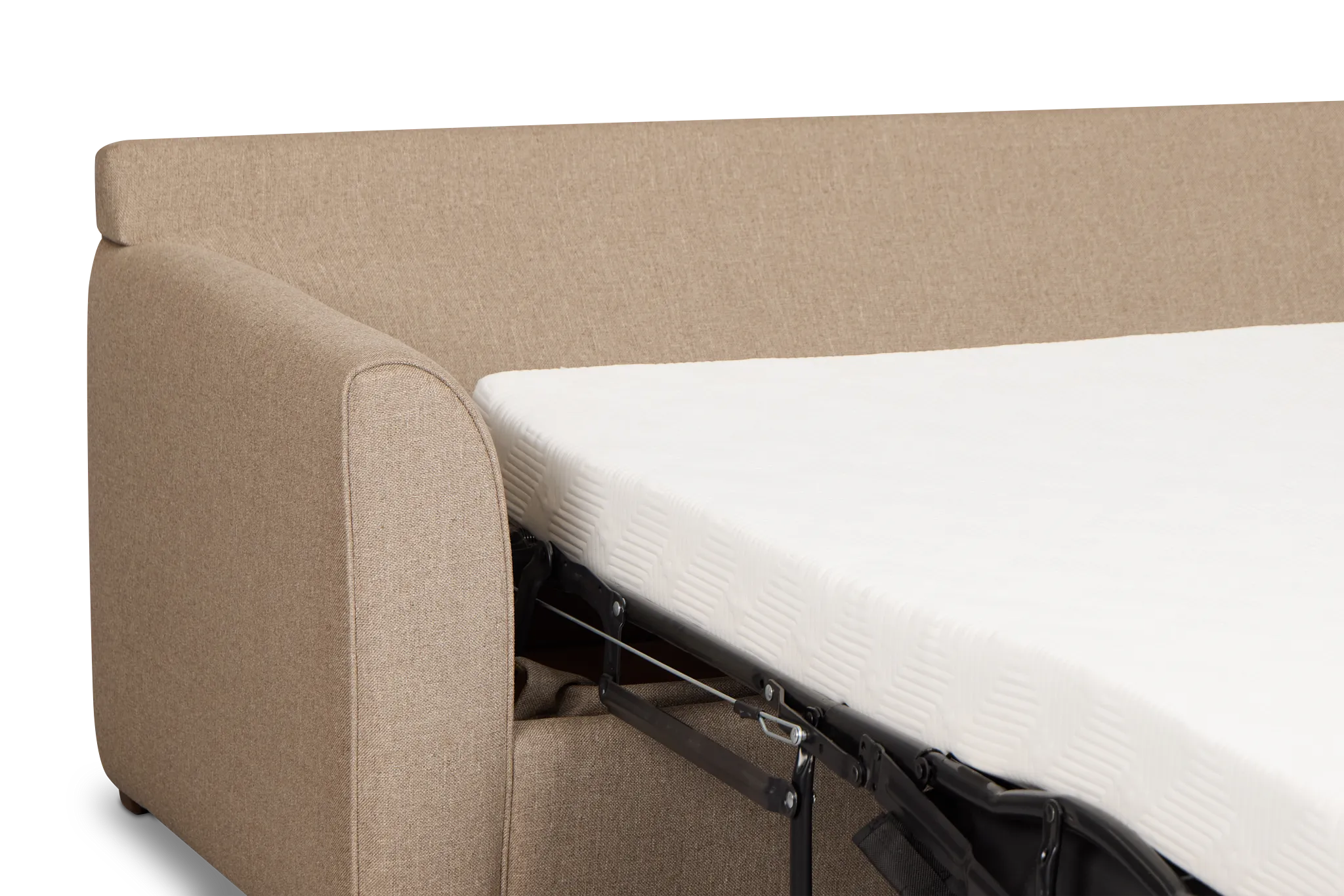 Tate Brown Fabric Cooling Memory Foam Sleeper