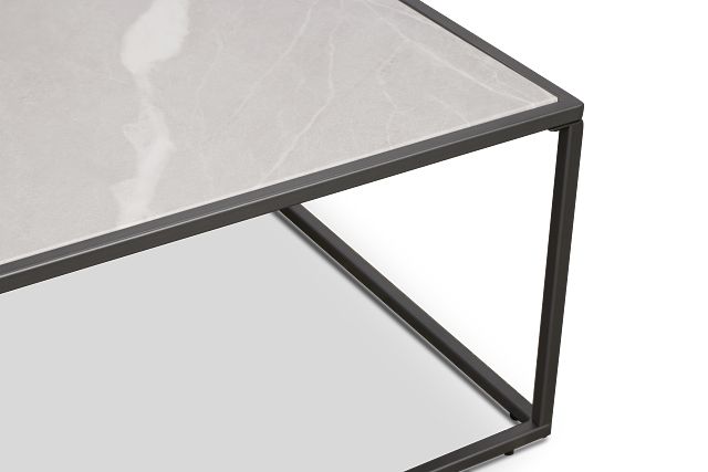 Joliet Gray Square Coffee Table