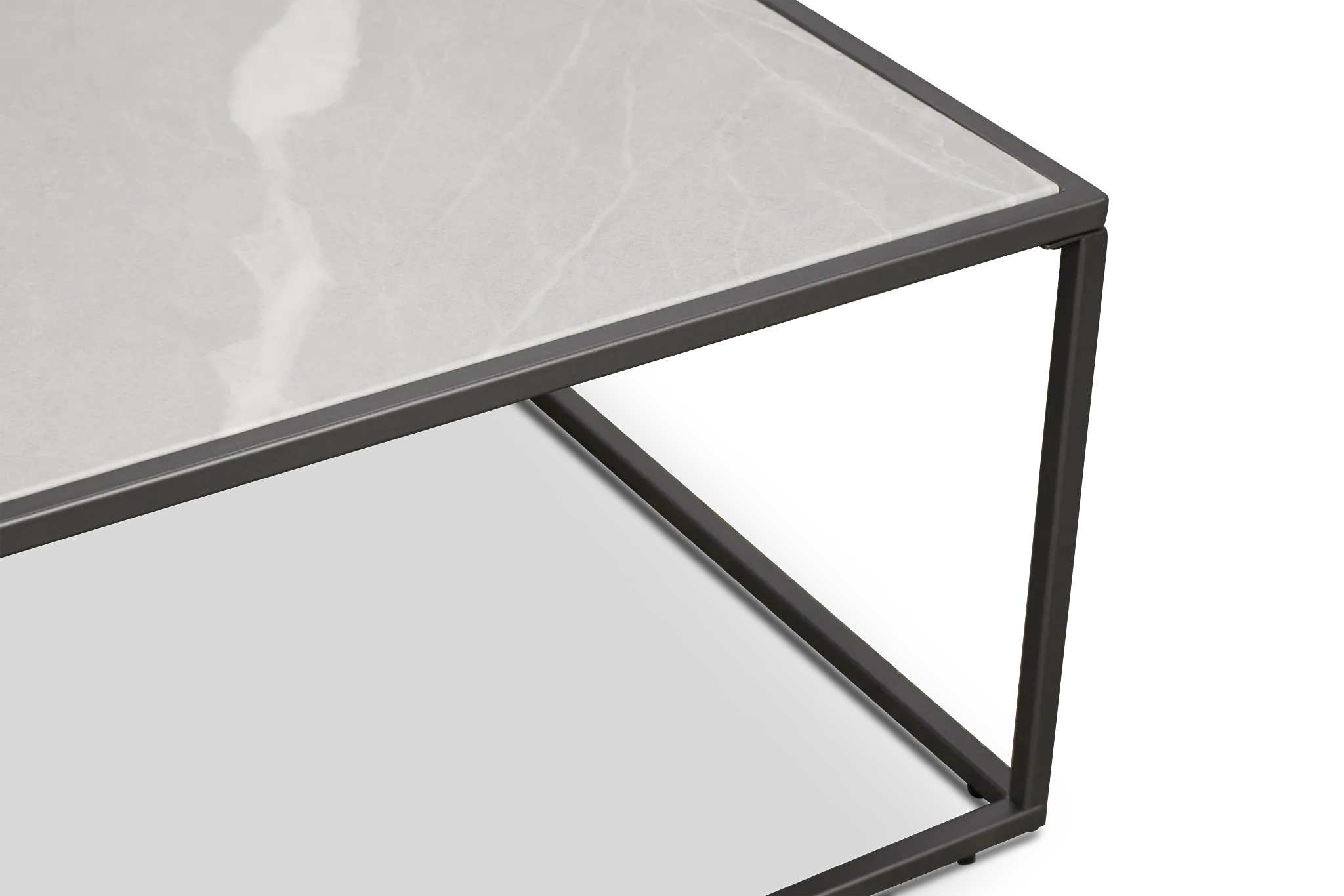 Joliet Gray Square Coffee Table