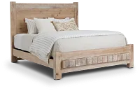 Salt Lake Light Tone Platform Bed