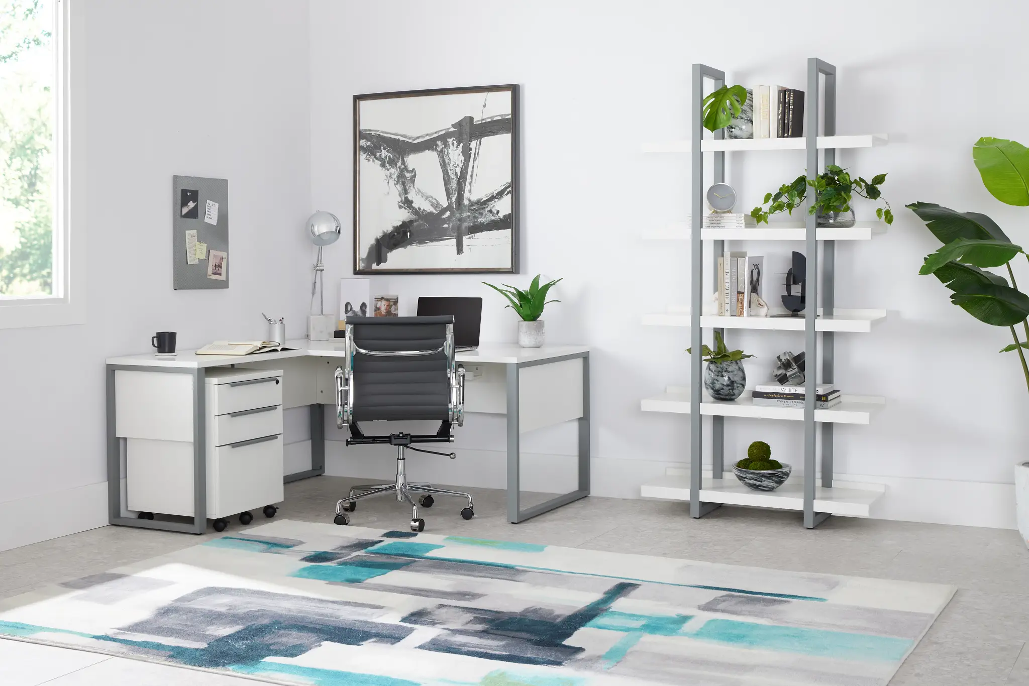 Clark White 32" Return Desk Clark White 32" Return Desk