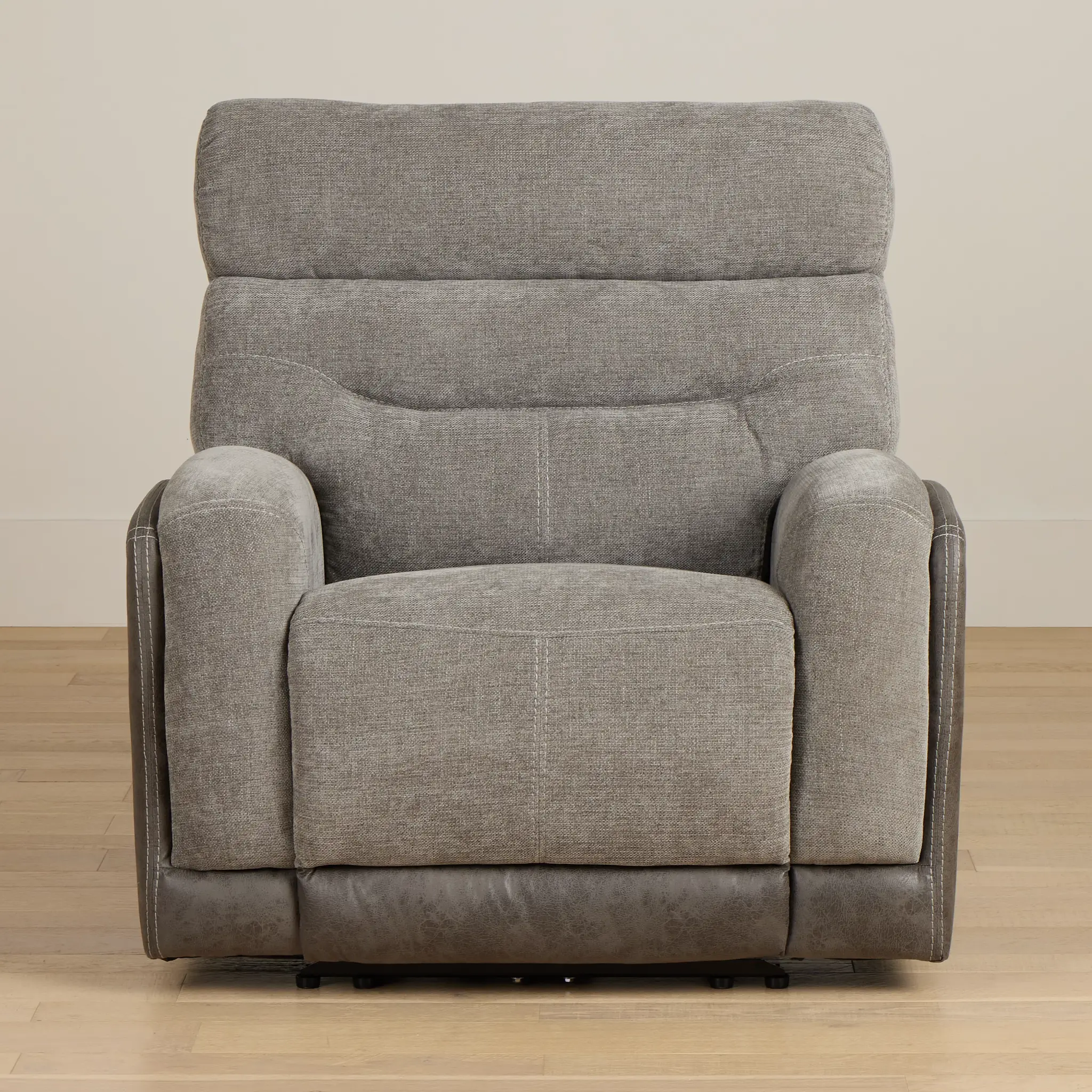 Travis Gray Fabric Power Recliner Travis Gray Fabric Power Recliner
