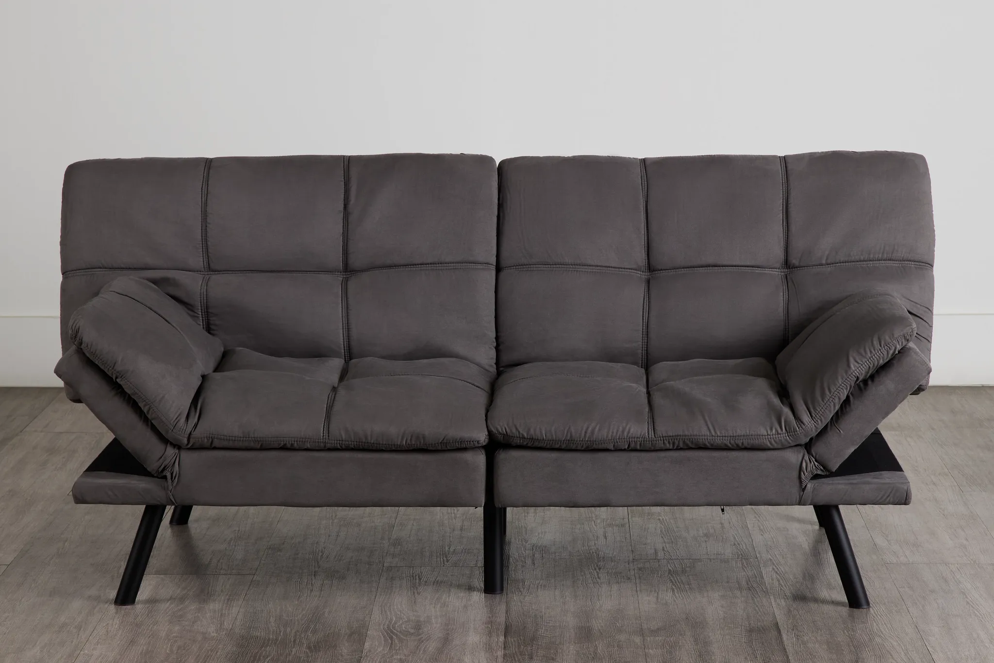 Bowie Gray Micro Sofa Futon