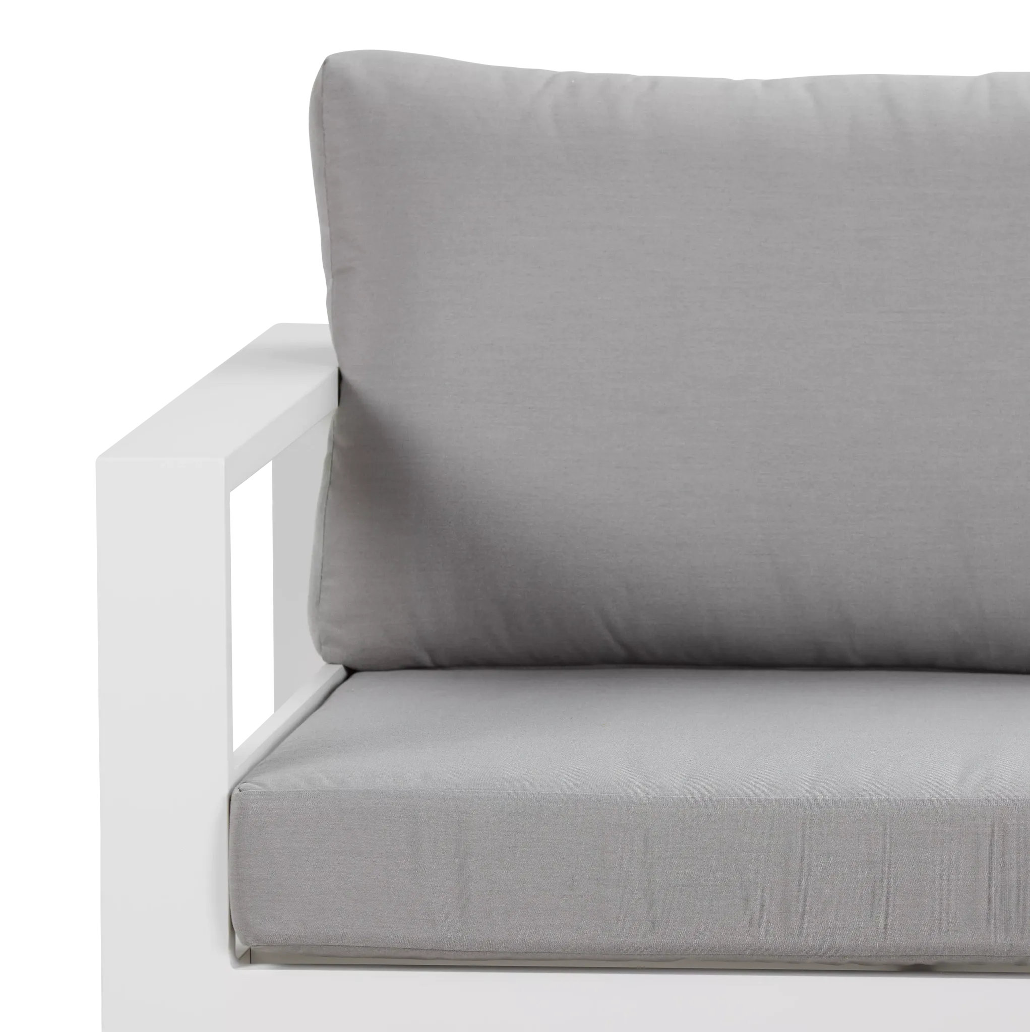 Lisbon Gray Aluminum Small Left Sectional
