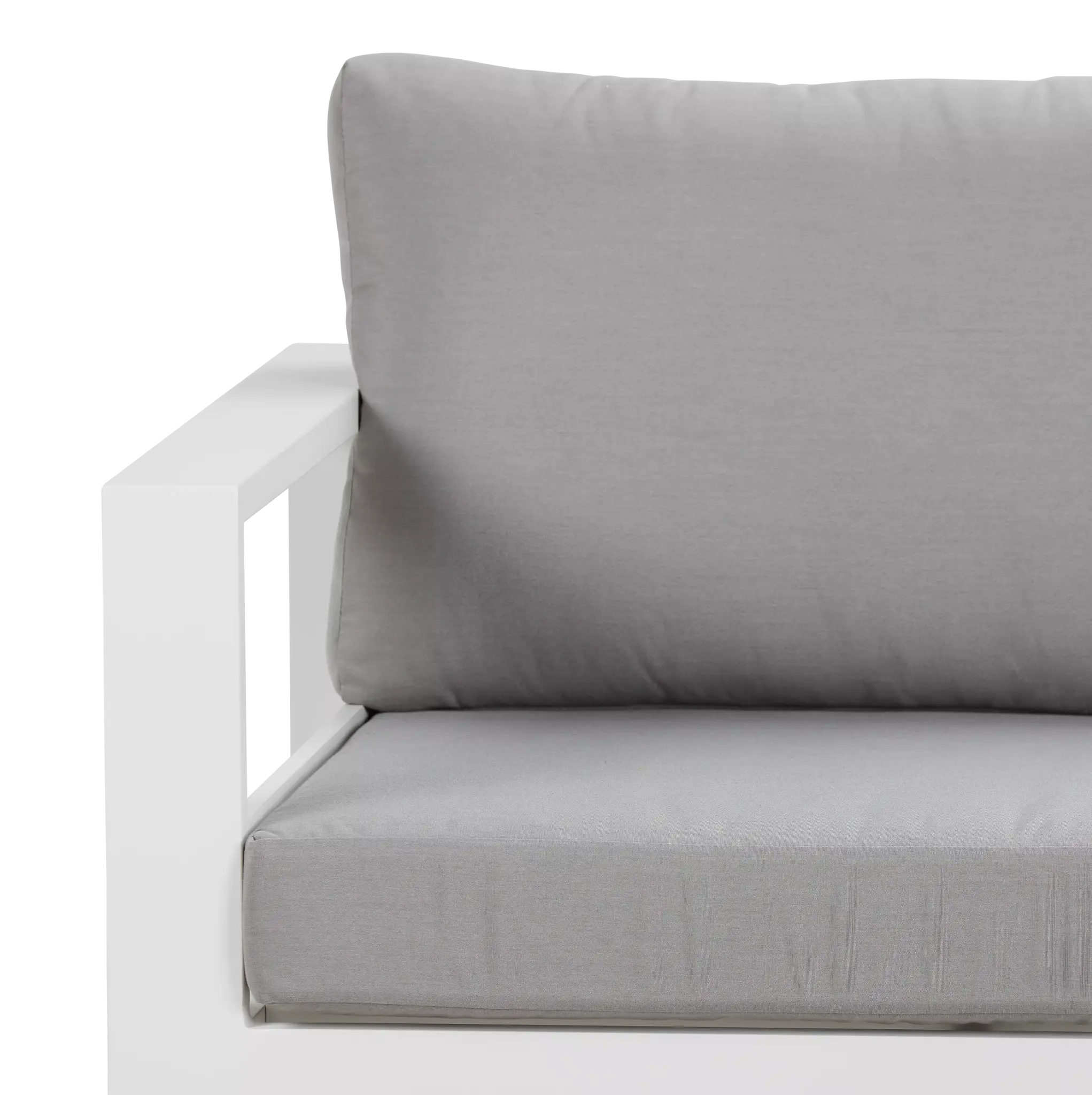 Lisbon Gray Aluminum Small Left Sectional Lisbon Gray Aluminum Small Left Sectional