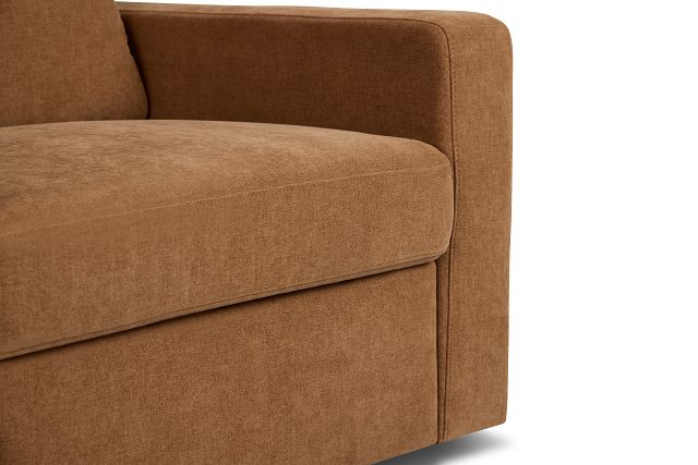 Addie Brown Fabric Swivel Chair