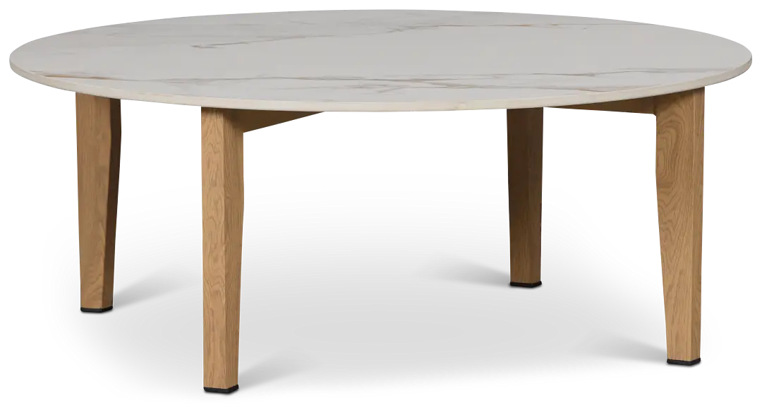 Paros Light Tone Round Coffee Table Paros Light Tone Round Coffee Table