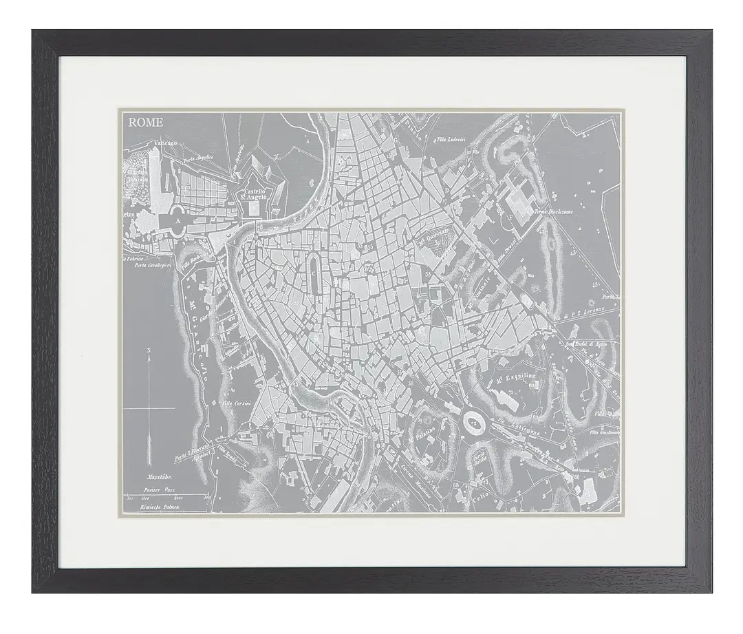 Sketch Gray Framed Wall Art Sketch Gray Framed Wall Art
