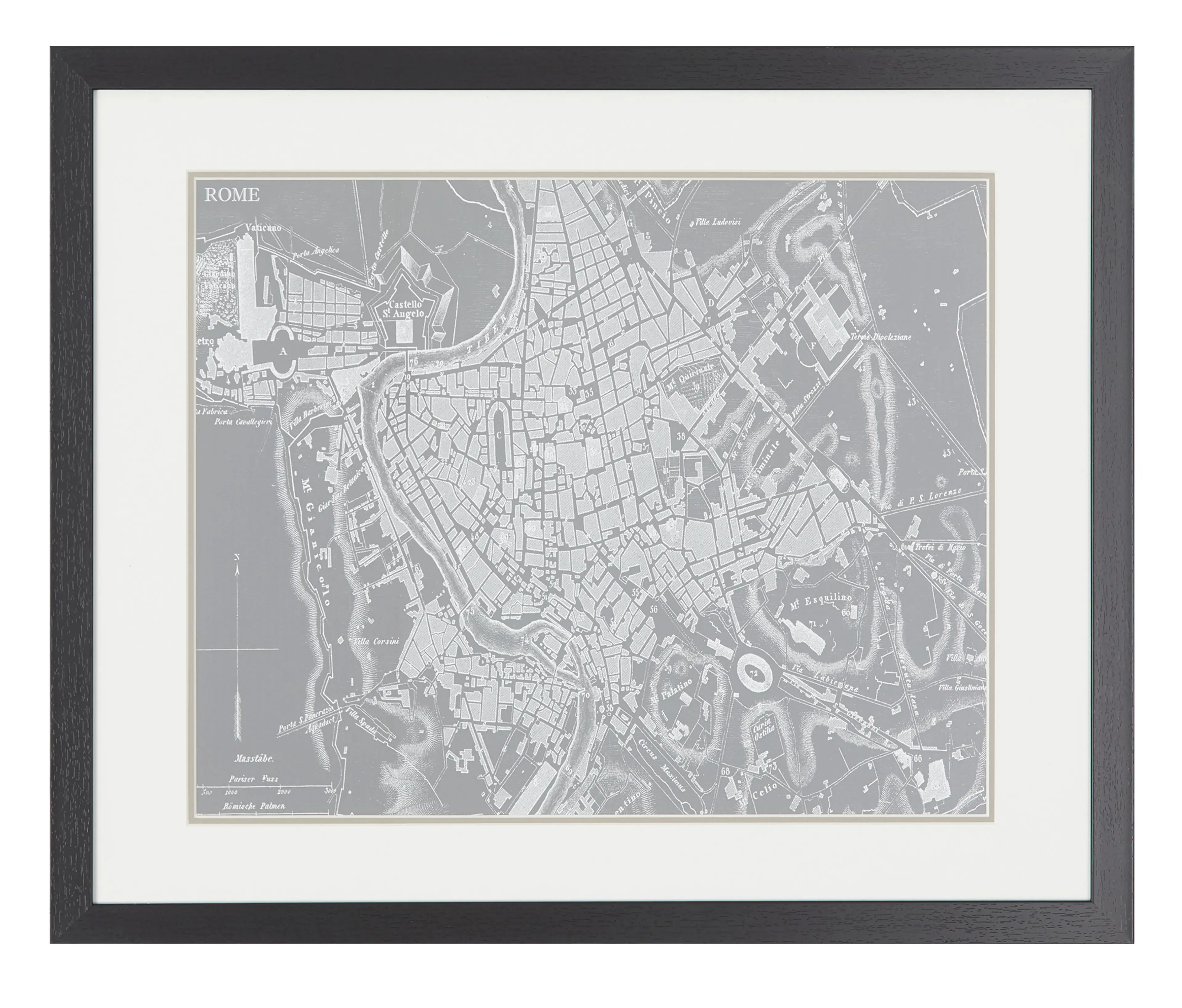 Sketch Gray Framed Wall Art Sketch Gray Framed Wall Art
