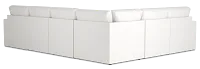 Citymod White Fabric Medium Two-arm Sectional