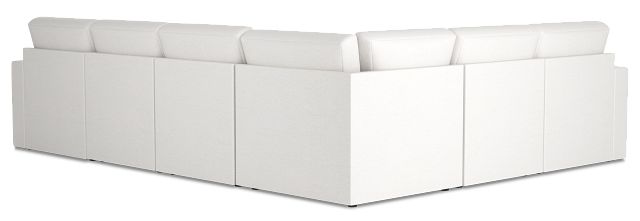 Citymod White Fabric Medium Two-arm Sectional