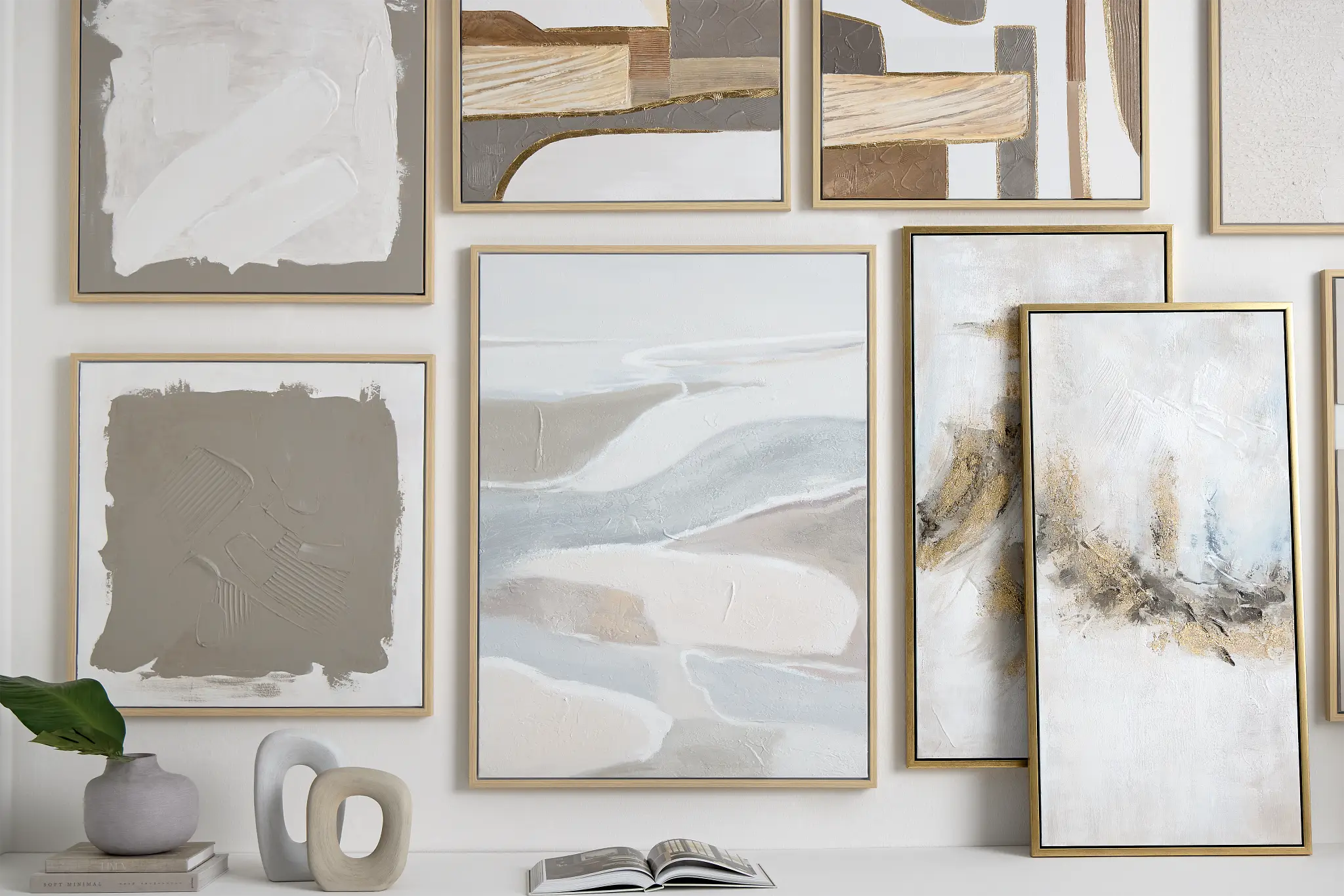 Wade Gray Canvas Wall Art Wade Gray Canvas Wall Art