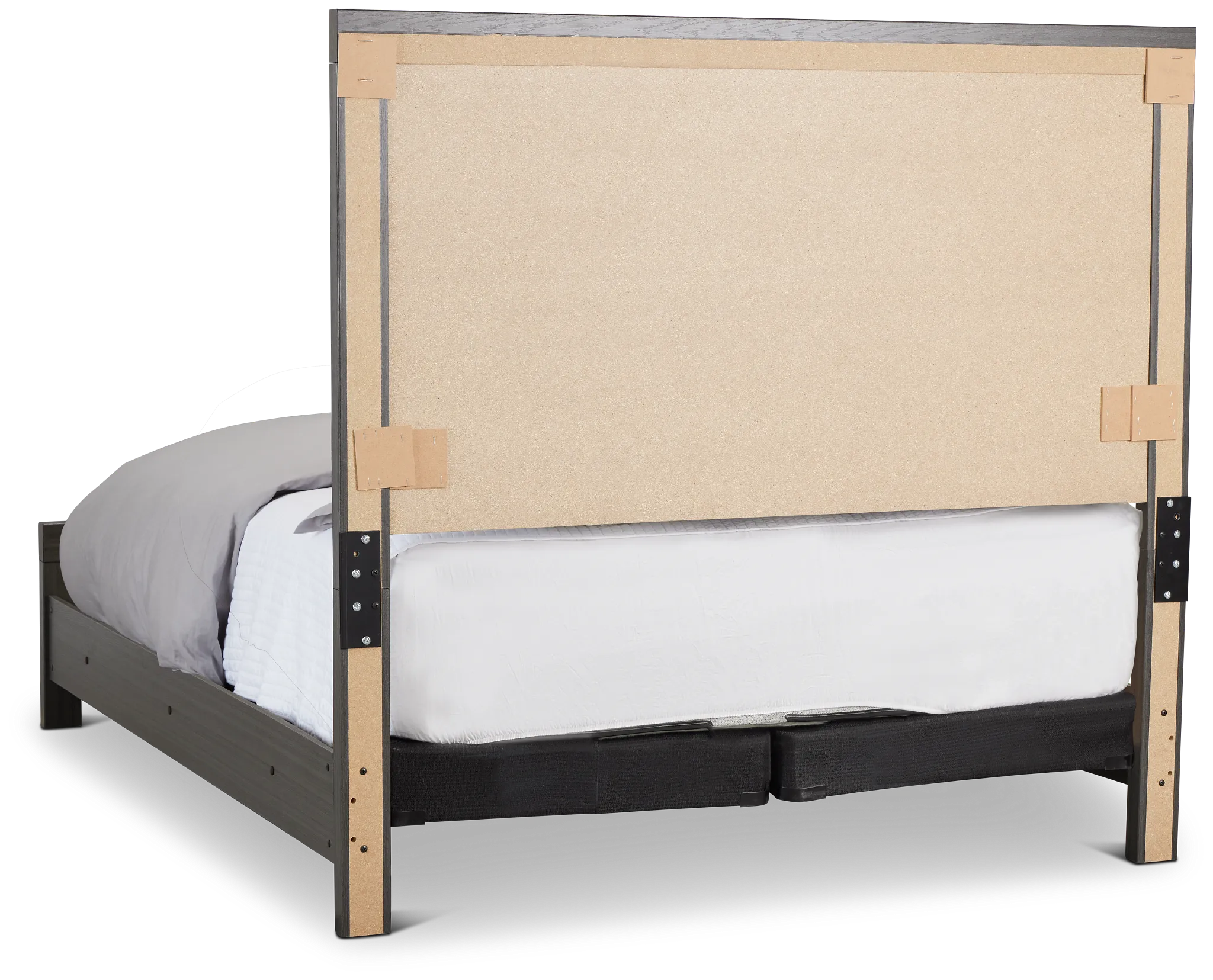 Everett Gray Panel Bed