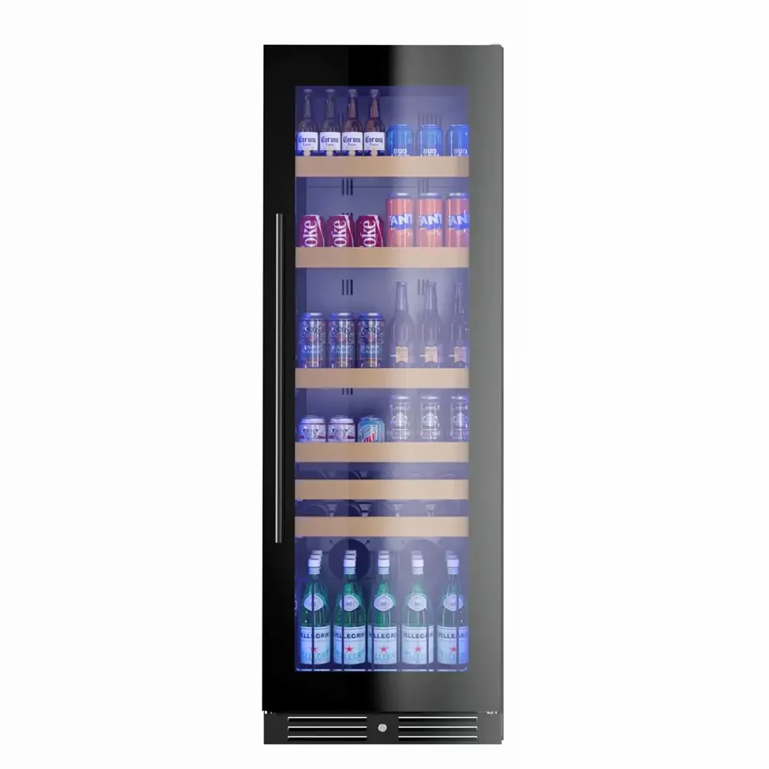 Xo Appliance 2470 Series Beverage Center Black Rvrbl Door Beverage Center