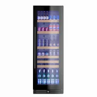 Xo Appliance 2470 Series Beverage Center Black Rvrbl Door Beverage Center