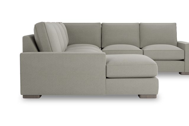 Edgewater Elite Gray Medium Left Chaise Sectional