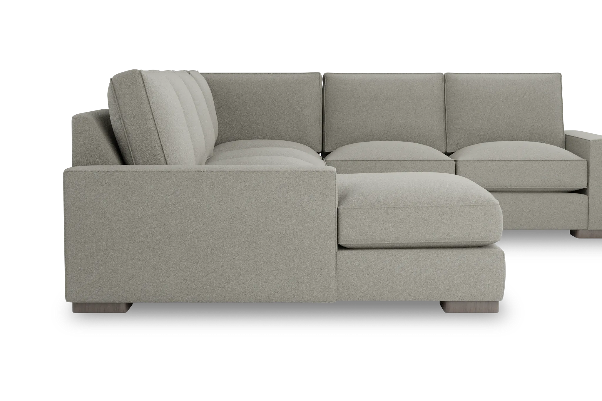 Edgewater Elite Gray Medium Left Chaise Sectional