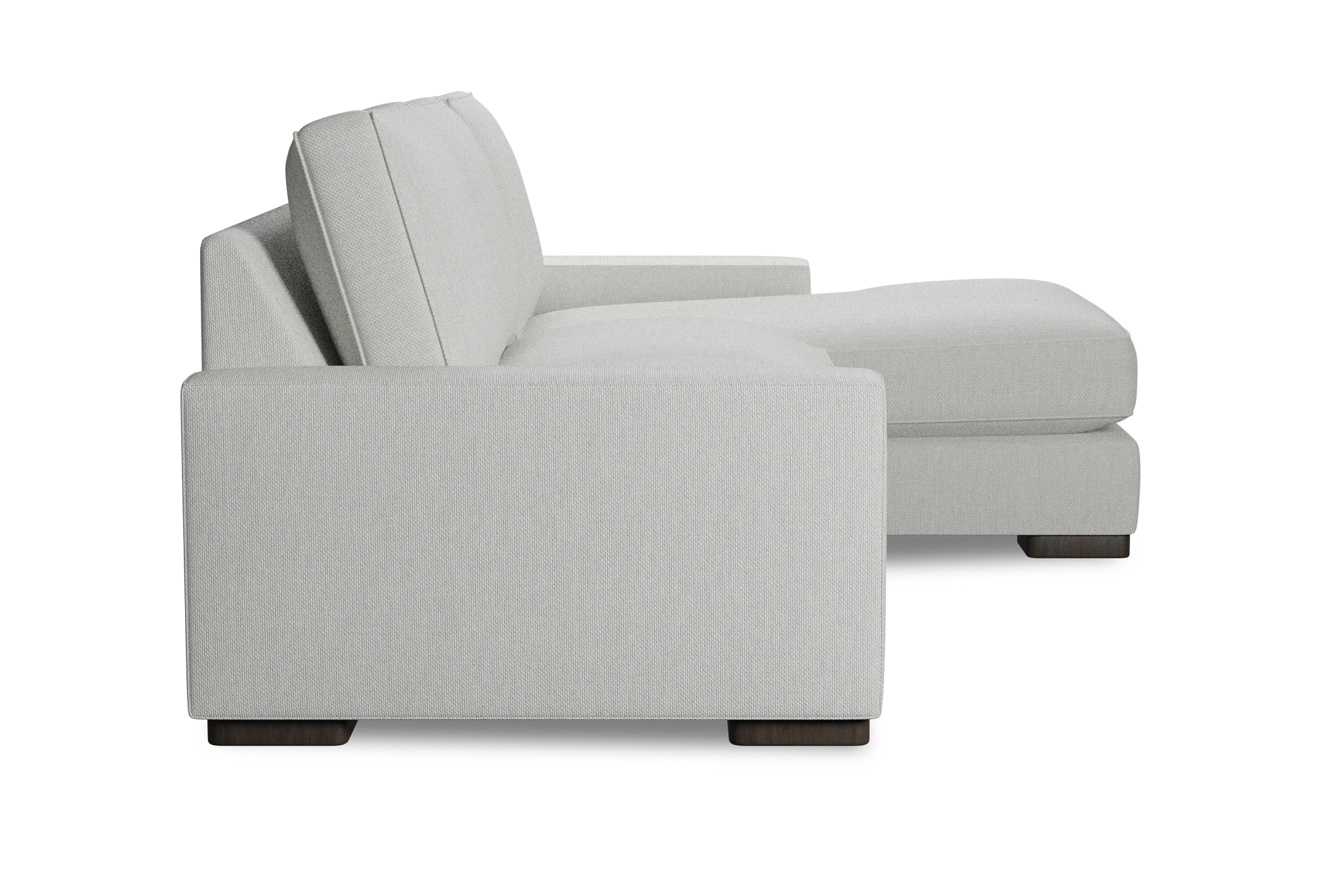 Edgewater Revenue White Right Chaise Sectional