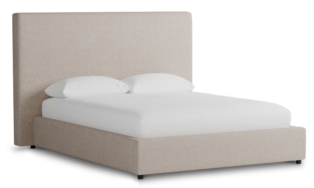 Grayton Elite Taupe 54" Upholstered Platform Bed