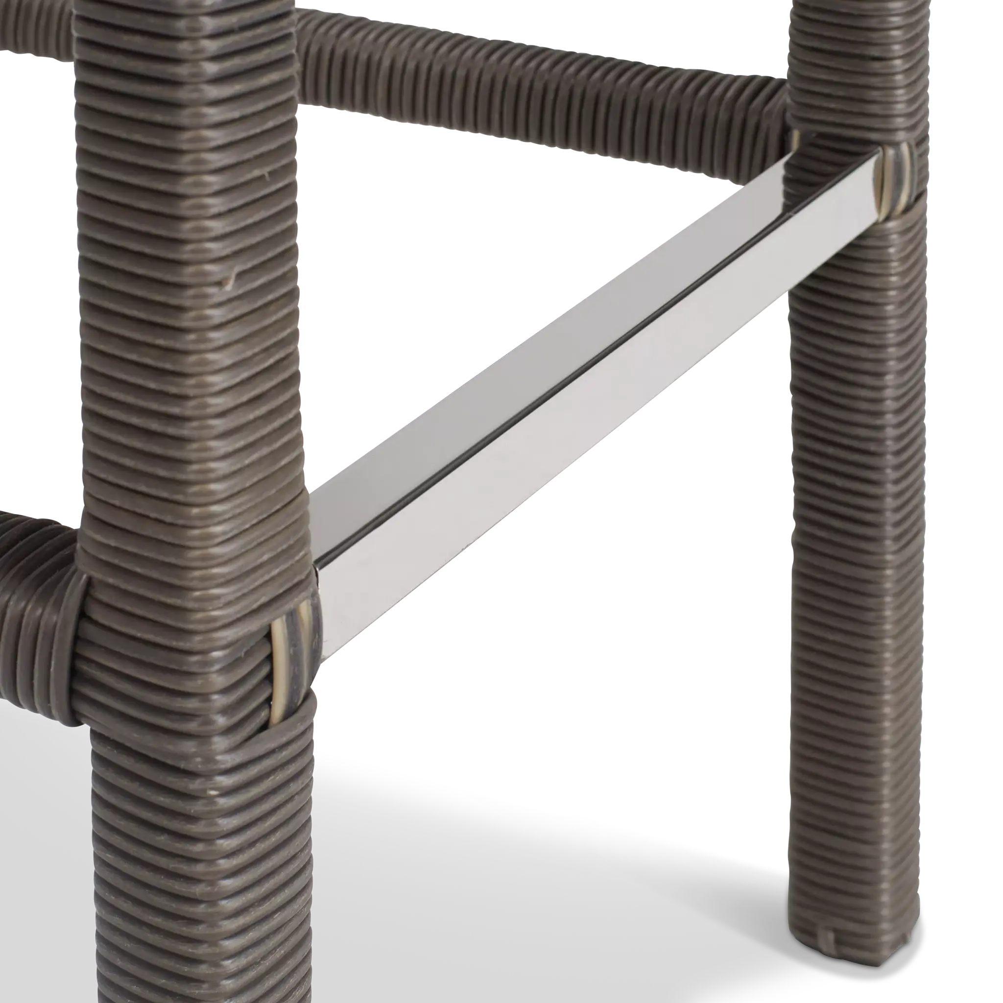 Canyon Gray White Woven 30" Barstool Canyon Gray White Woven 30" Barstool