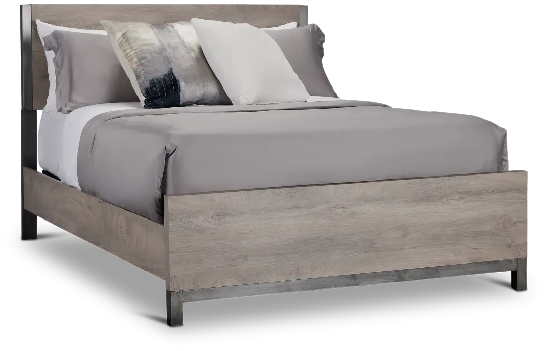Evanston Gray Panel Bed Evanston Gray Panel Bed