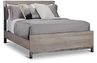 Evanston Gray Panel Bed
