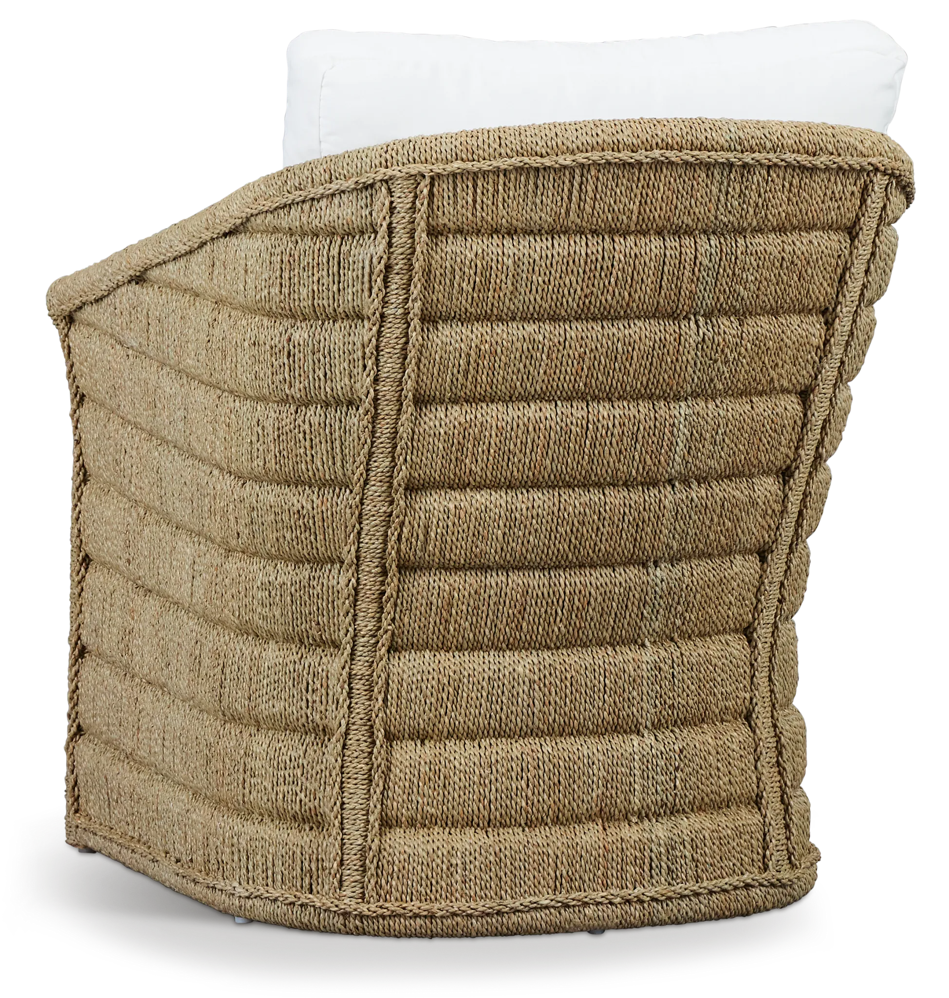 Torren Brown Woven Accent Chair