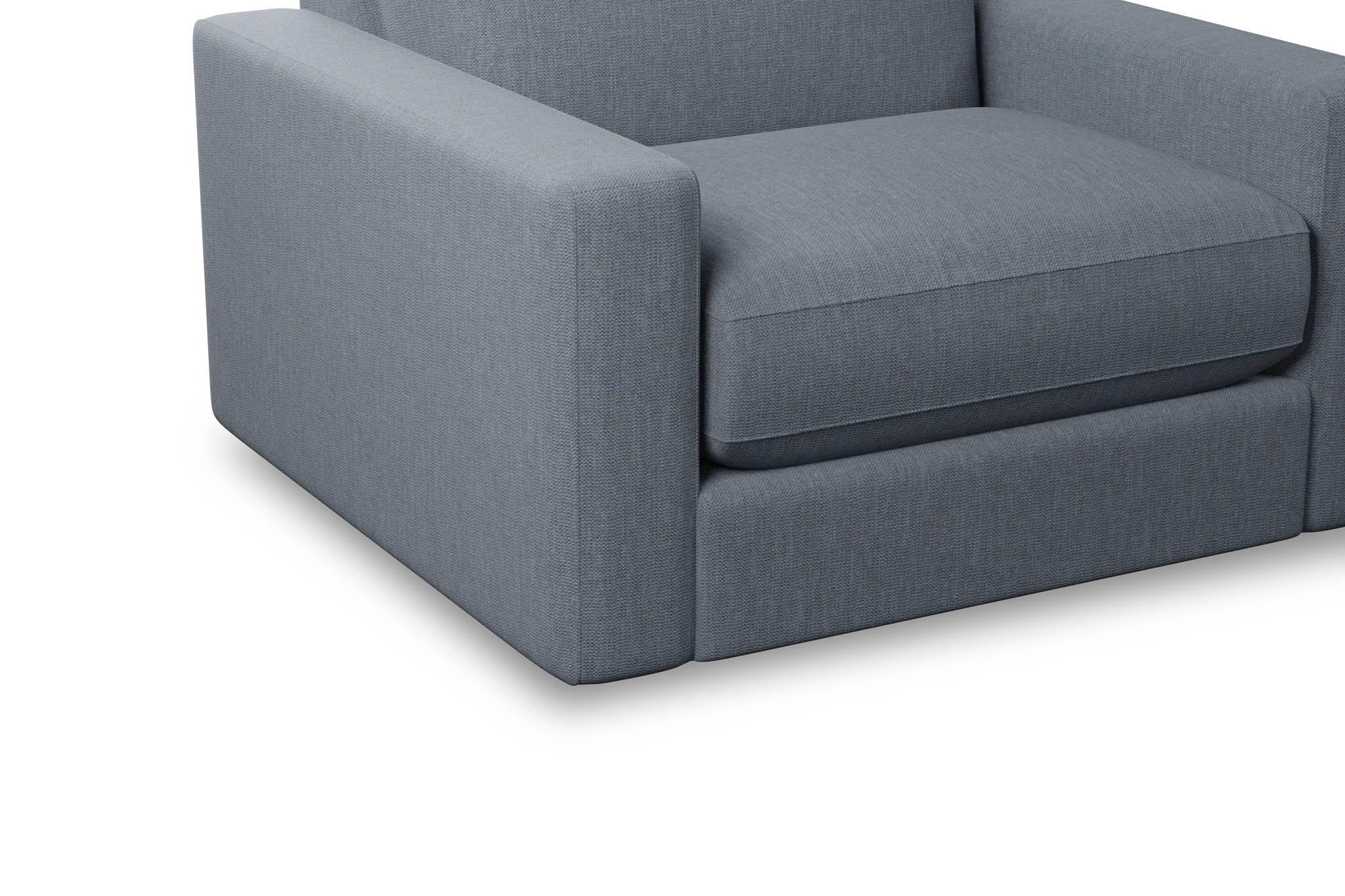 Edgewater Victory Dark Blue Swivel Chair