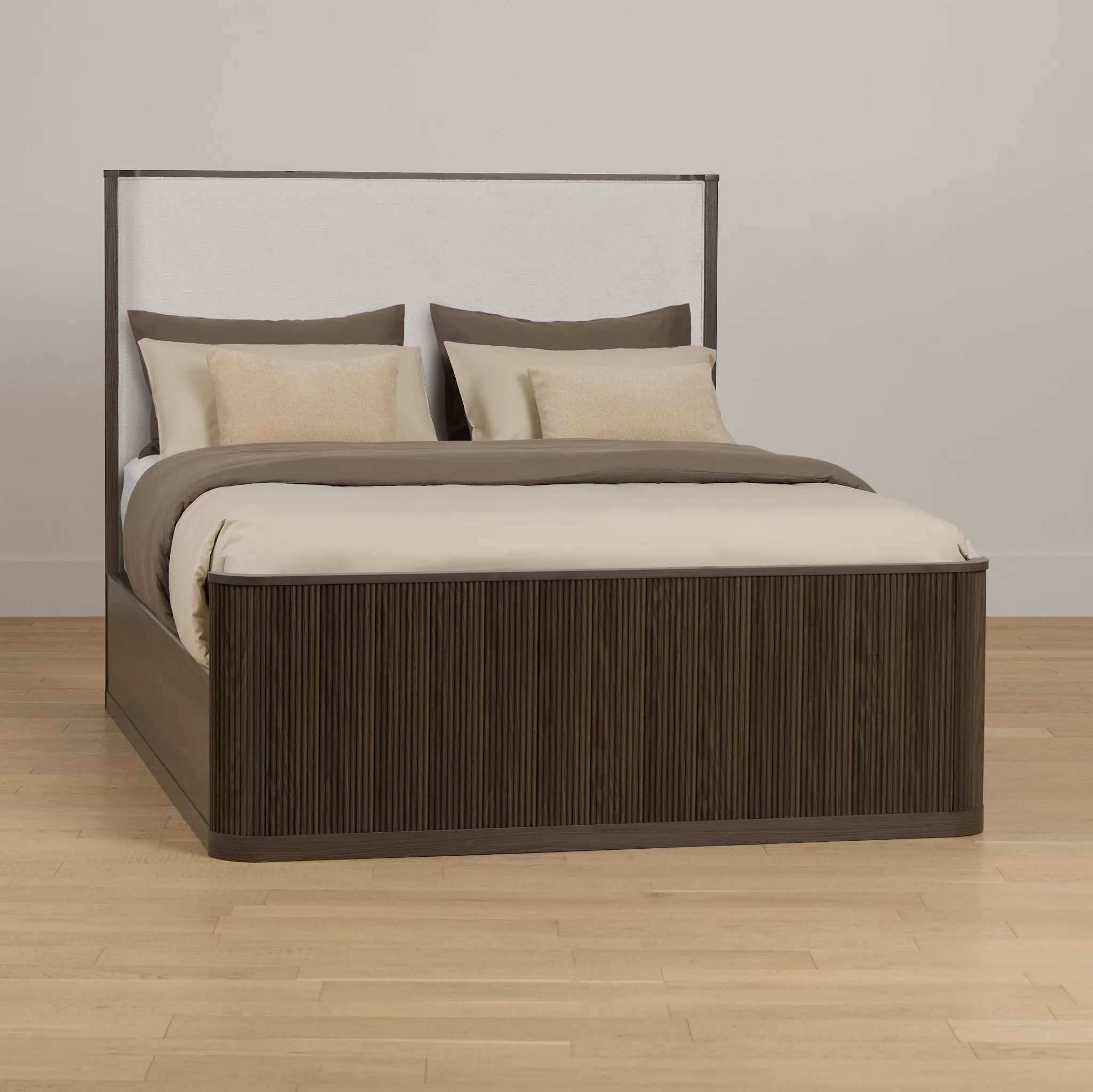 Camden Dark Tone Uph Panel Bed