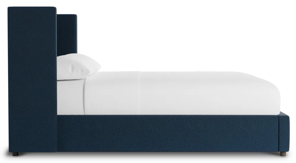 Captiva Elite Navy 48" Upholstered Shelter Bed