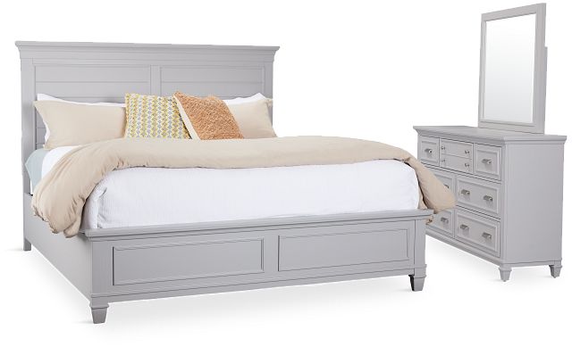 Cape Cod Gray Panel Bedroom