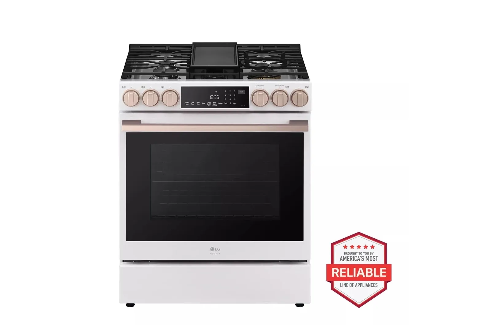 Lg 6338 Series White Gas Range