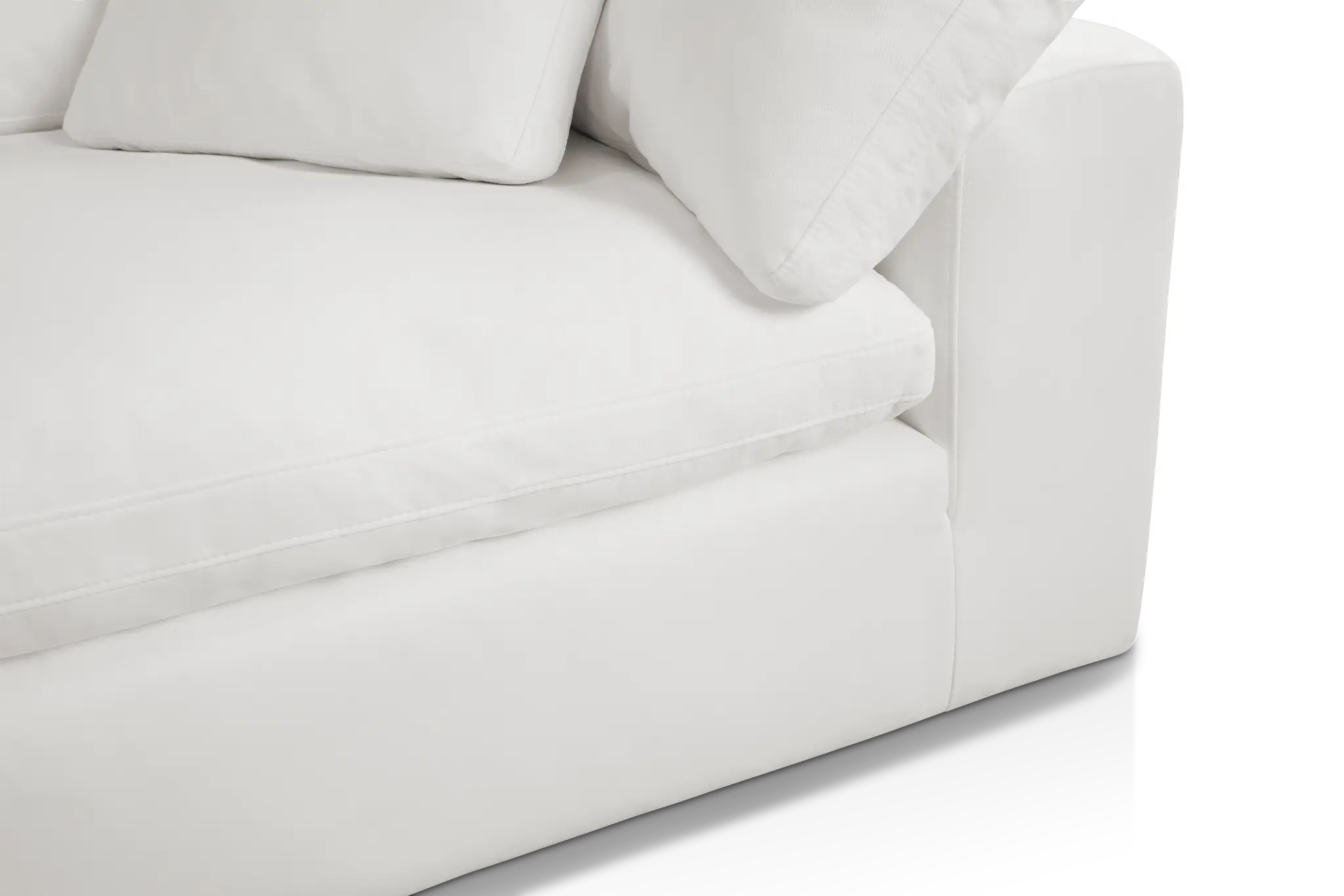 Nixon White Fabric 6-piece Modular Sectional Nixon White Fabric 6-piece Modular Sectional