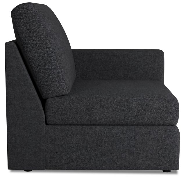 Citymod Dark Gray Fabric Right Chair