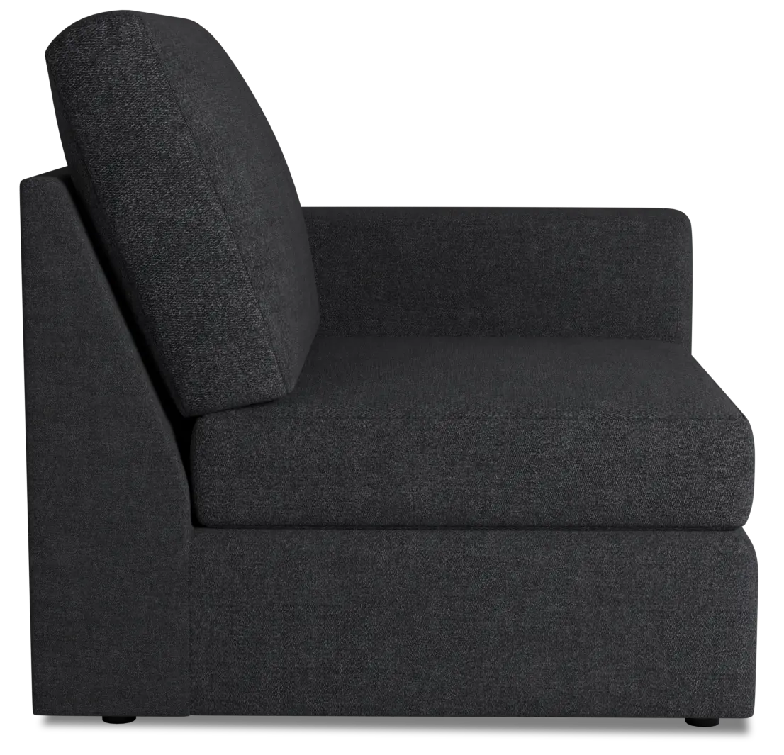 Citymod Dark Gray Fabric Right Chair Citymod Dark Gray Fabric Right Chair