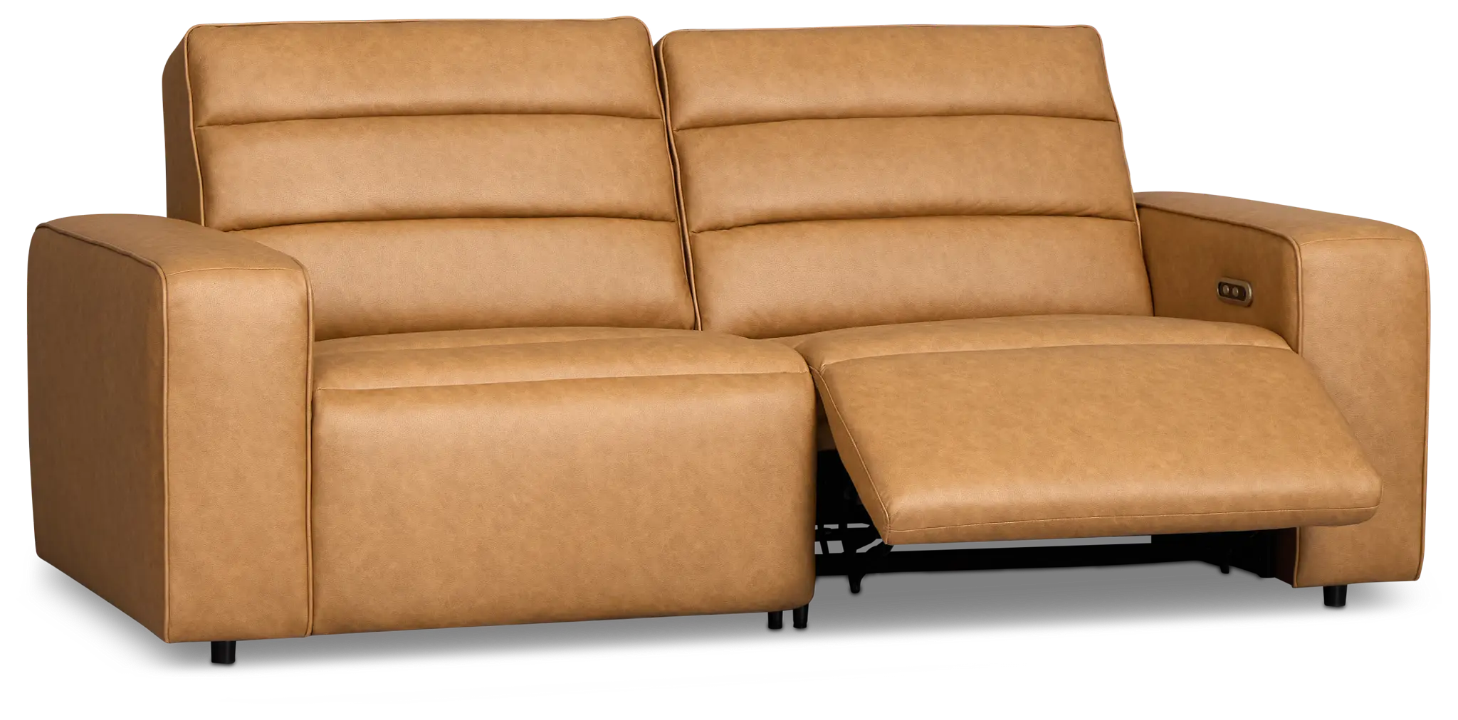 Sawyer Light Brown Micro 2-piece Modular Power Reclining Sofa Sawyer Light Brown Micro 2-piece Modular Power Reclining Sofa