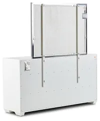 Ocean Drive White Marble Dresser & Mirror