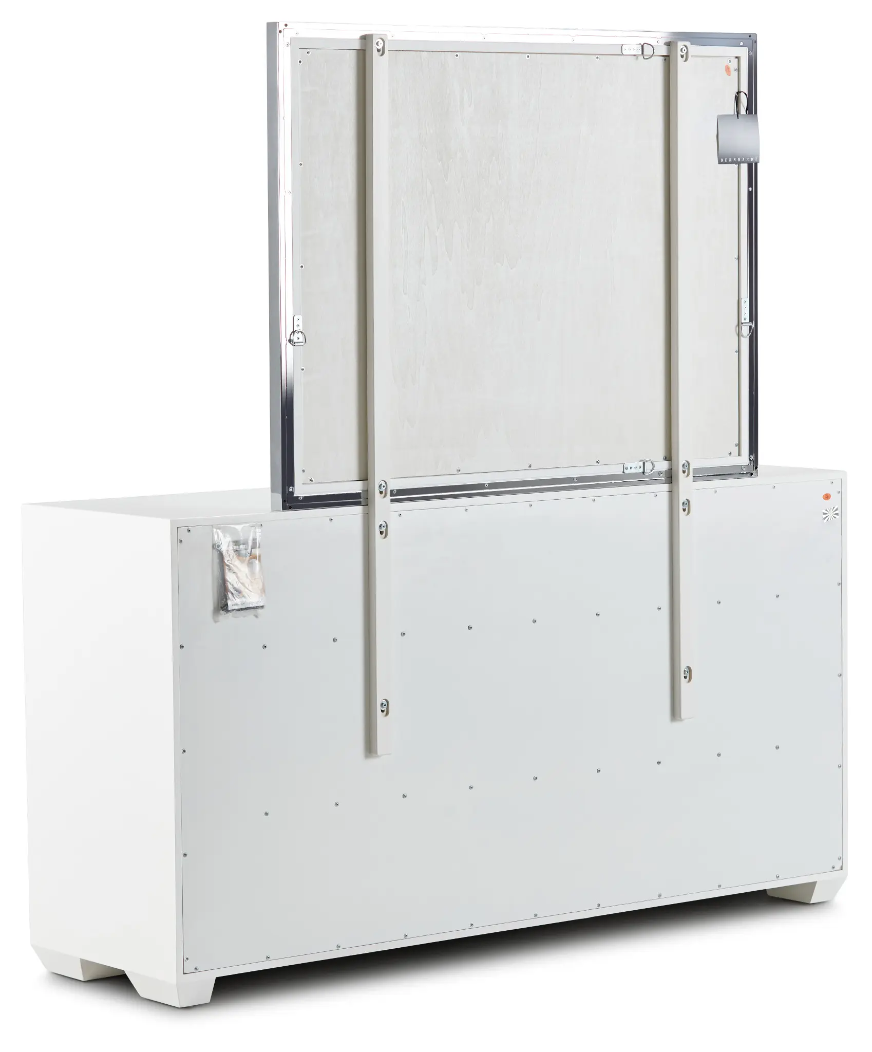 Ocean Drive White Marble Dresser & Mirror Ocean Drive White Marble Dresser & Mirror