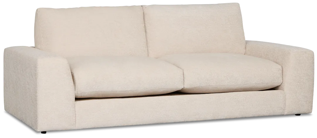 Calista Beige Fabric Sofa