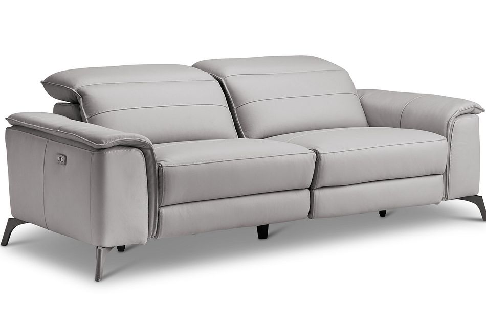 gray reclining sofa