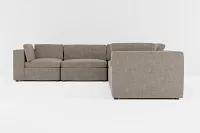 Destin Elite Brown Fabric 6-piece Modular Sectional